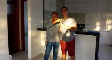 Entrega da casa para a Família Gallo